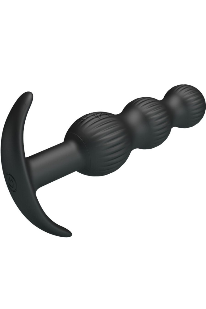 PRETTY LOVE - SIDNEY VIBRATORE ANALE 10 VIBRAZIONI NERO