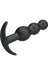 PRETTY LOVE - SIDNEY VIBRATORE ANALE 10 VIBRAZIONI NERO