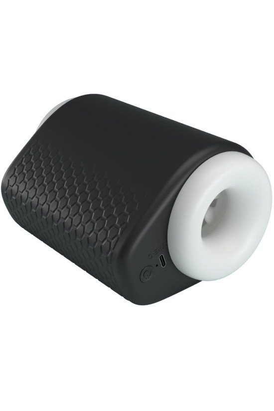 PRETTY LOVE - DJ GIRL MASTURBATORE MASCHILE CON VIBRAZIONE 5 IMPOSTAZIONI NEGRO