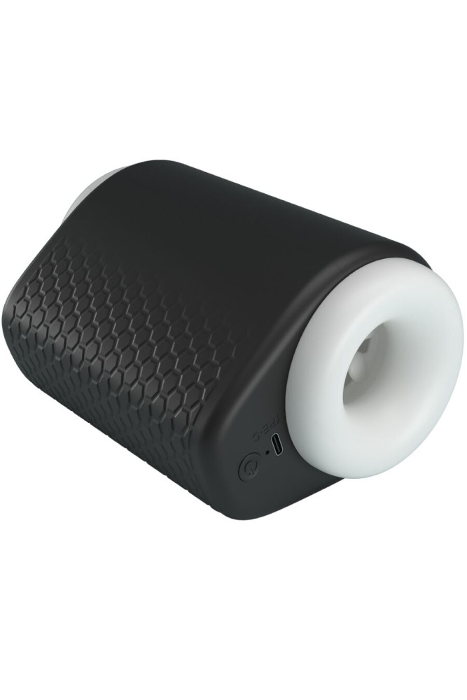 PRETTY LOVE - DJ GIRL MASTURBATORE MASCHILE CON VIBRAZIONE 5 IMPOSTAZIONI NEGRO