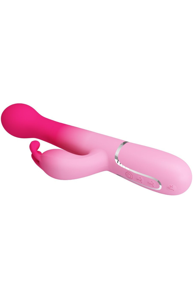 PRETTY LOVE - DEJON 3 IN 1 MULTIFUNZIONE VIBRATORE CONIGLIO ROSA