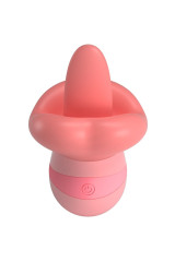 PRETTY LOVE - STIMOLATORE PER CLITORIDE LINGUA KYLEE 10 VIBRAZIONI ROSA NUDO