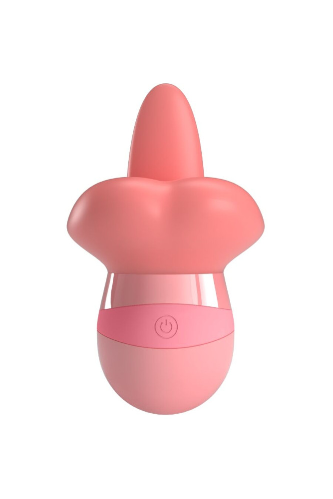 PRETTY LOVE - STIMOLATORE PER CLITORIDE LINGUA KYLEE 10 VIBRAZIONI ROSA NUDO