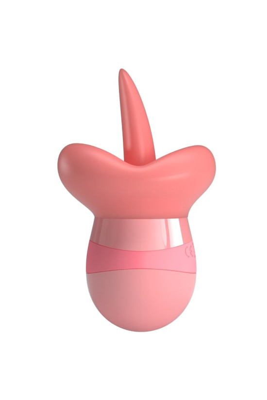 PRETTY LOVE - STIMOLATORE PER CLITORIDE LINGUA KYLEE 10 VIBRAZIONI ROSA NUDO