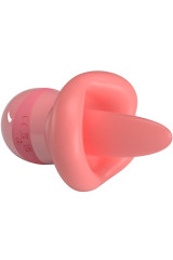PRETTY LOVE - STIMOLATORE PER CLITORIDE LINGUA KYLEE 10 VIBRAZIONI ROSA NUDO