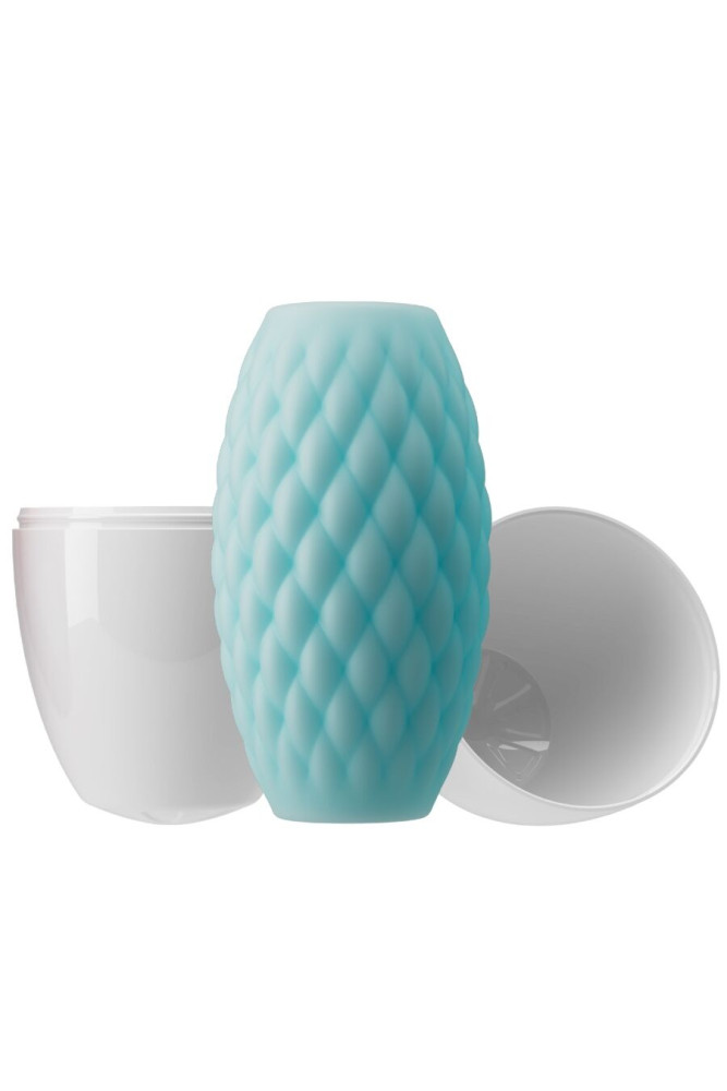 PRETTY LOVE - ATHENA EROS SILICONE MASTURBATORE MASCHILE AZZURRO CIELO