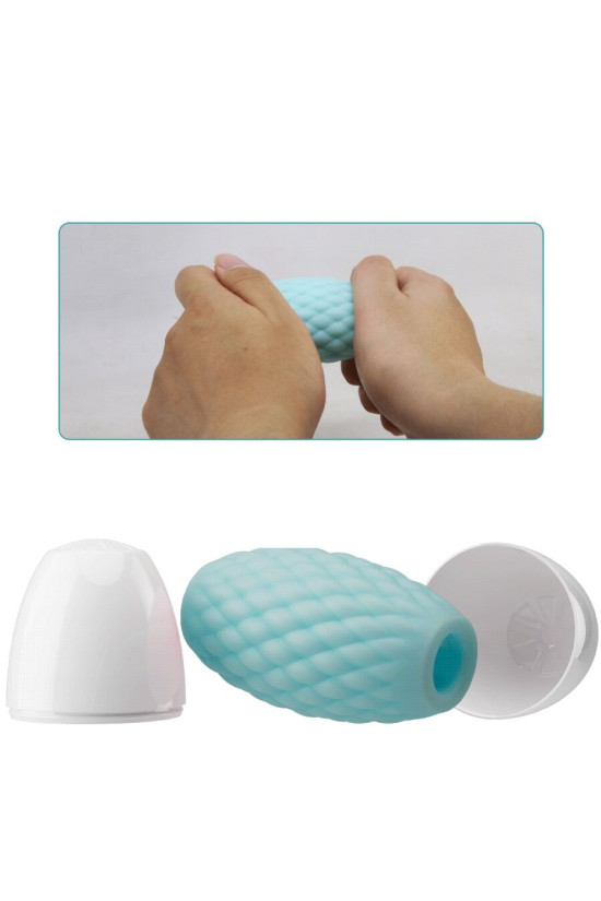 PRETTY LOVE - ATHENA EROS SILICONE MASTURBATORE MASCHILE AZZURRO CIELO