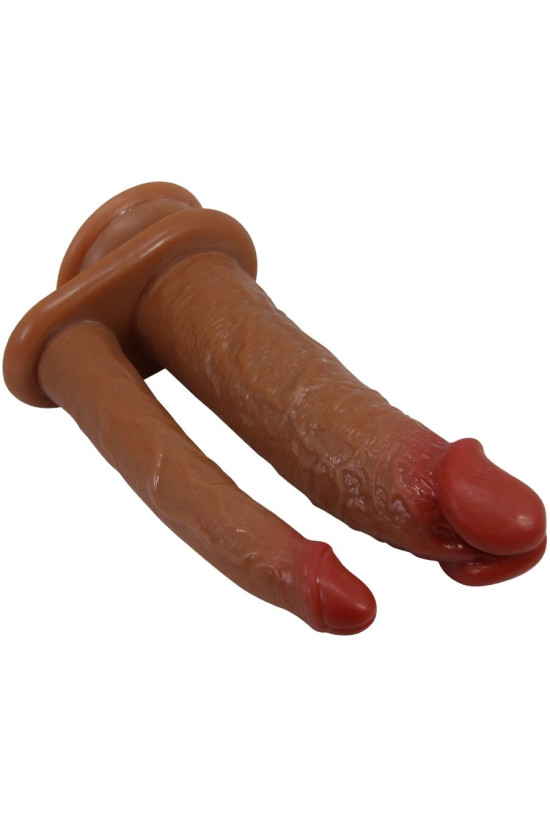 PRETTY LOVE - GORAN DOPPIO DILDO REALISTICO NATURALE MULATO