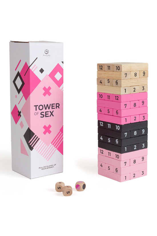 SECRETPLAY - GIOCO IN LEGNO TORRE DEL SESSO