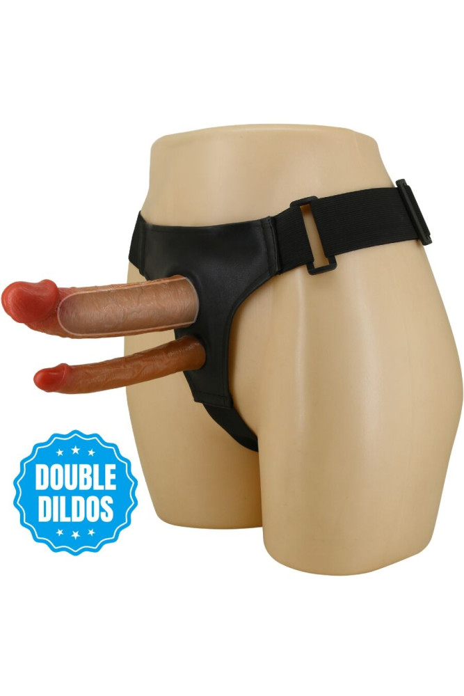 PRETTY LOVE - SLIP KEAVEN HARNESS UNIVERSALE E COMODO DOPPIO DILDO