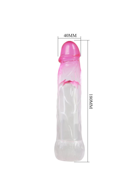 PRETTY LOVE - NERON REALISTICO 6 CM GUAINA DI ALLARGAMENTO PER PENE ROSA