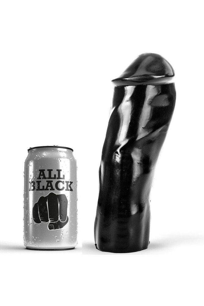 ALL BLACK - DILDO REALISTICO 20 CM