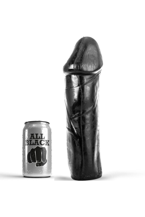 ALL BLACK - DONG 28 CM SENZA TESTICOLI