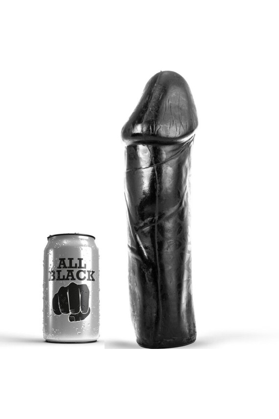 ALL BLACK - DONG 28 CM SENZA TESTICOLI