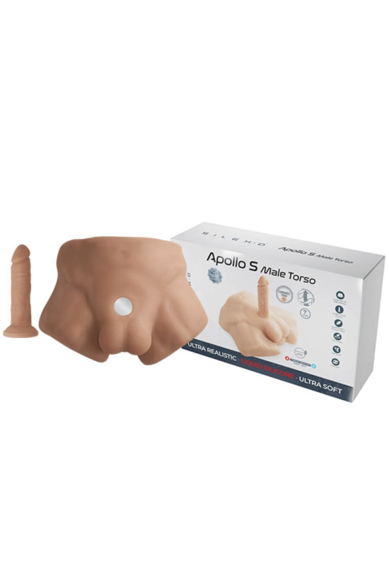 SILEXD - APOLLO S REALISTICO MEZZO TORSO MASCHILE CARAMELLO