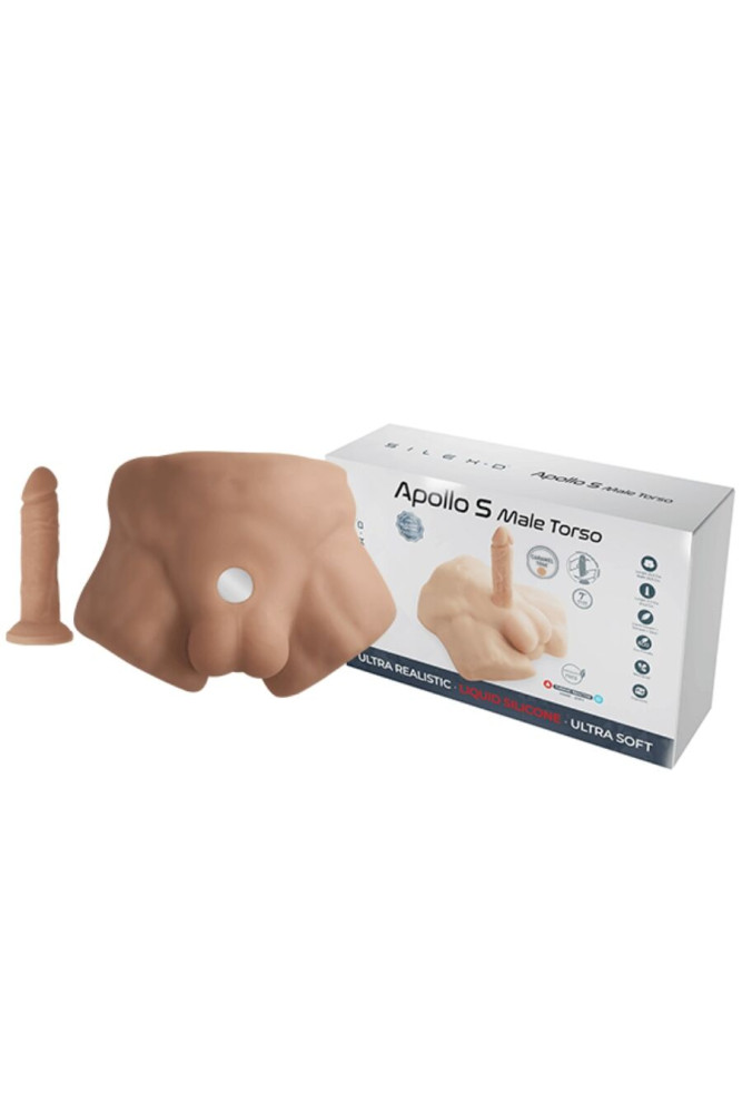 SILEXD - APOLLO S REALISTICO MEZZO TORSO MASCHILE CARAMELLO