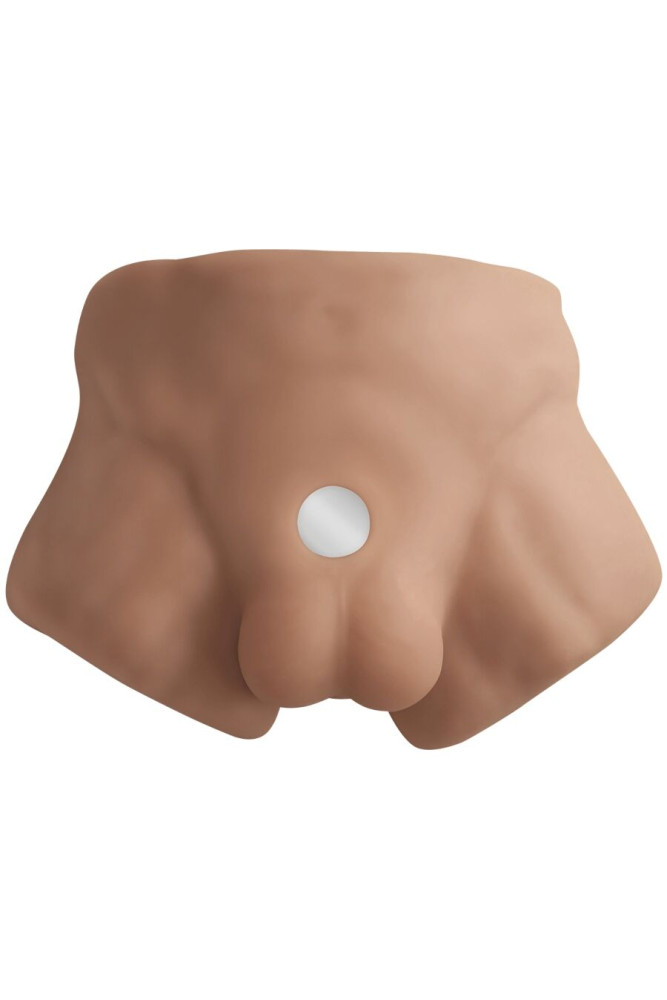 SILEXD - APOLLO S REALISTICO MEZZO TORSO MASCHILE CARAMELLO