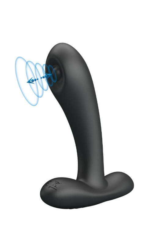 PRETTY LOVE - REMINGTON MASSAGGIATORE VIBRANTE ANALE E VAGINALE NERO