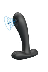 PRETTY LOVE - REMINGTON MASSAGGIATORE VIBRANTE ANALE E VAGINALE NERO