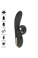 IBIZA - VIBRATORE TWISTER CON STIMOLATORE CURVA E VIBRO-ROTAZIONE