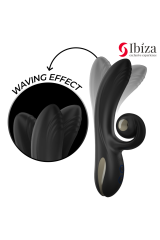 IBIZA - VIBRATORE TWISTER CON STIMOLATORE CURVA E VIBRO-ROTAZIONE