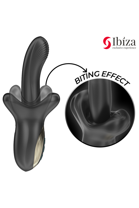IBIZA - VIBRATORE POTENTE CON EFFETTO SPINTA E MORSO
