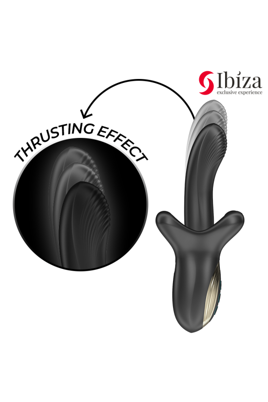 IBIZA - VIBRATORE POTENTE CON EFFETTO SPINTA E MORSO