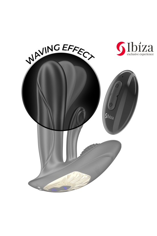IBIZA - VIBRATORE INDOSSABILE CON STIMOLAZIONE DEL PUNTO G E DEL CLITORIDE CON TELECOMANDO