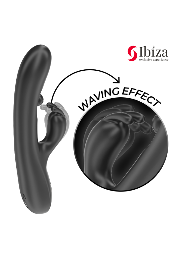 IBIZA - POTENTE VIBRATORE RABBIT CON PERLA ROTANTE MASSAGGIANTE