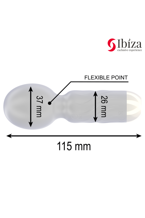 IBIZA - VIBRATORE A BACCHETTA TASCABILE