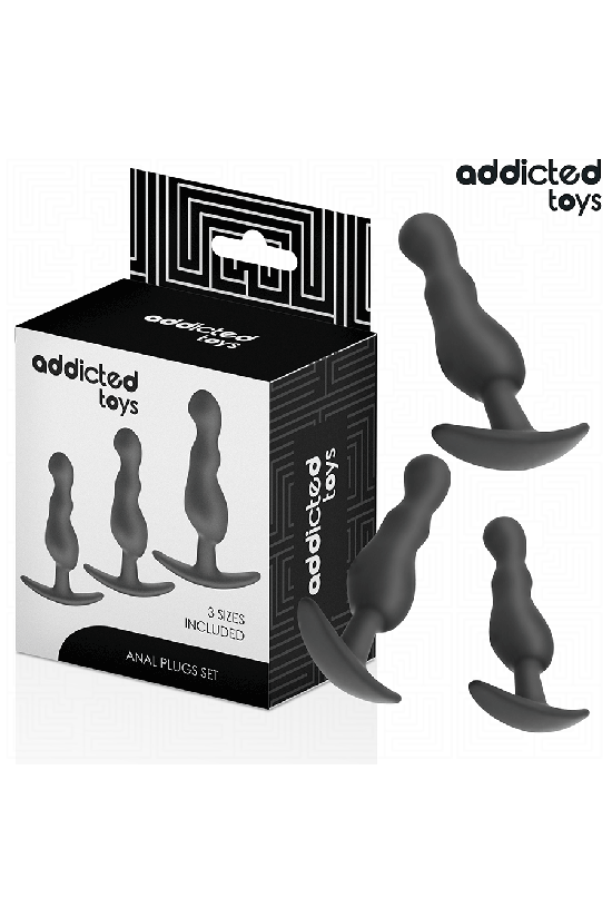 ADDICTED TOYS - SET DI 3 TAPPI ANALI MODELLO 1
