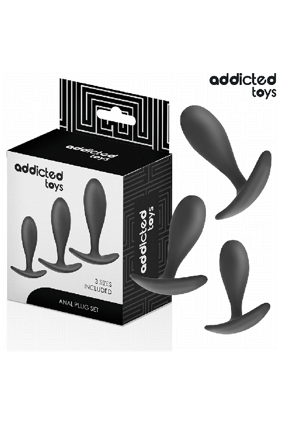 ADDICTED TOYS - SET DI 3 TAPPI ANALI MODELLO 2