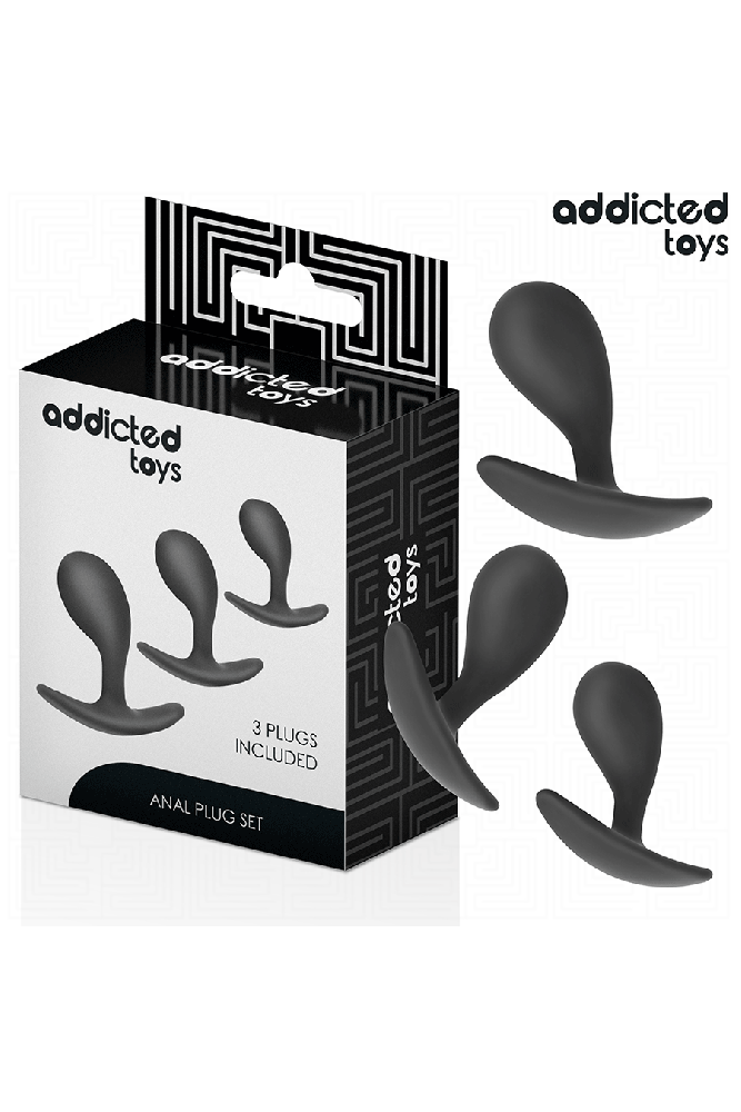ADDICTED TOYS - SET DI 3 TAPPI ANALI MODELLO 3