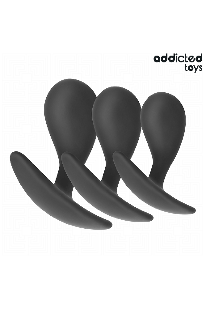 ADDICTED TOYS - SET DI 3 TAPPI ANALI MODELLO 3