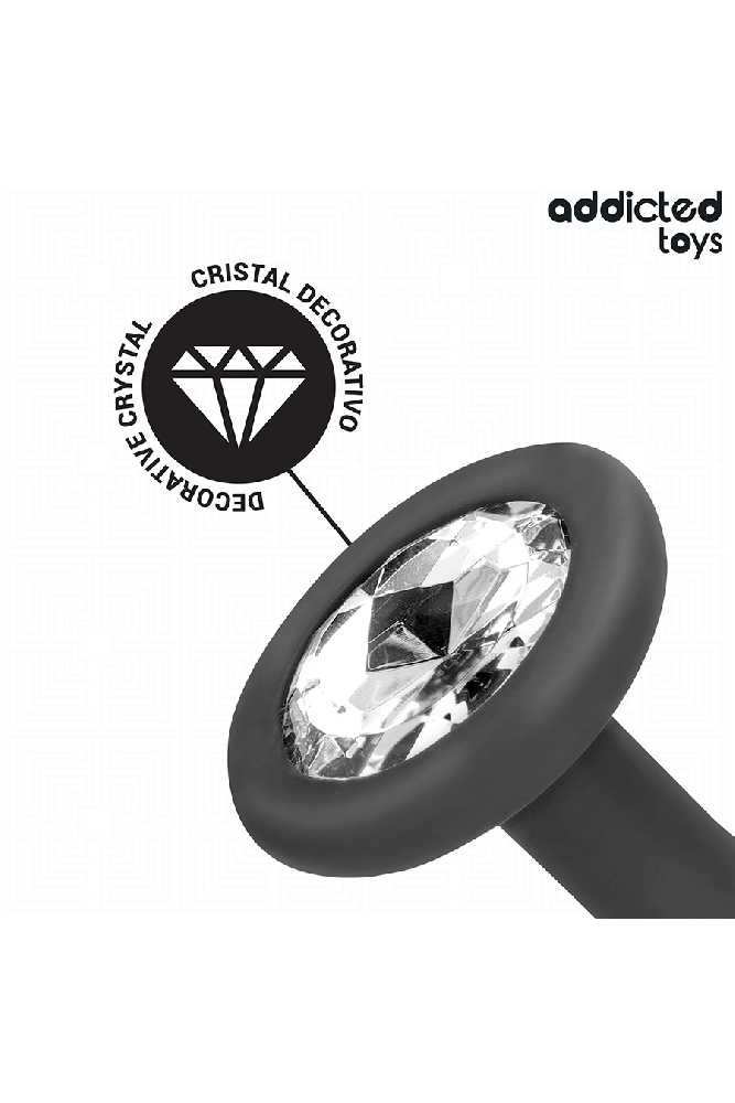 ADDICTED TOYS - SET DI 3 TAPPI ANALI CON GIOIELLO