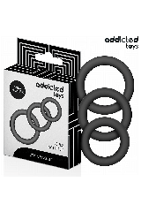 ADDICTED TOYS - SET DI ANELLI IN SILICONE MODELLO 1