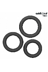 ADDICTED TOYS - SET DI ANELLI IN SILICONE MODELLO 1
