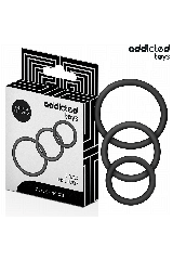 ADDICTED TOYS - SET DI ANELLI IN SILICONE MODELLO 2