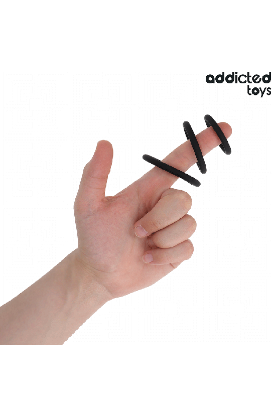 ADDICTED TOYS - SET DI ANELLI IN SILICONE MODELLO 2