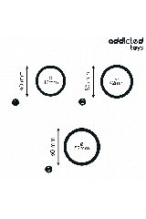 ADDICTED TOYS - SET DI ANELLI IN SILICONE MODELLO 2