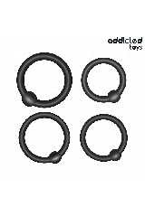 ADDICTED TOYS - SET DI ANELLI IN SILICONE A PRESSIONE