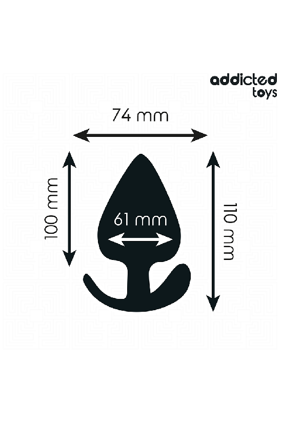 ADDICTED TOYS - TAPPO ANALE TAGLIA XXL 11 CM