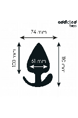 ADDICTED TOYS - TAPPO ANALE TAGLIA XXL 11 CM