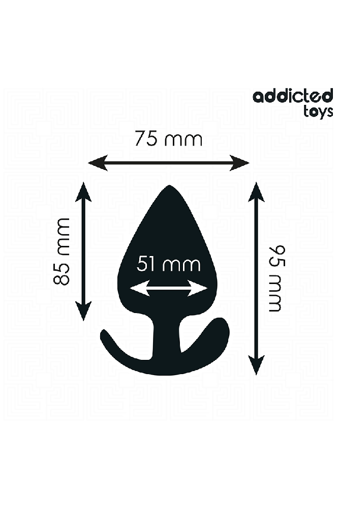 ADDICTED TOYS - TAPPO ANALE TAGLIA XL 9.5 CM