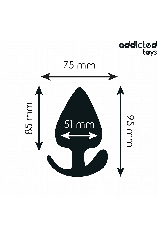 ADDICTED TOYS - TAPPO ANALE TAGLIA XL 9.5 CM