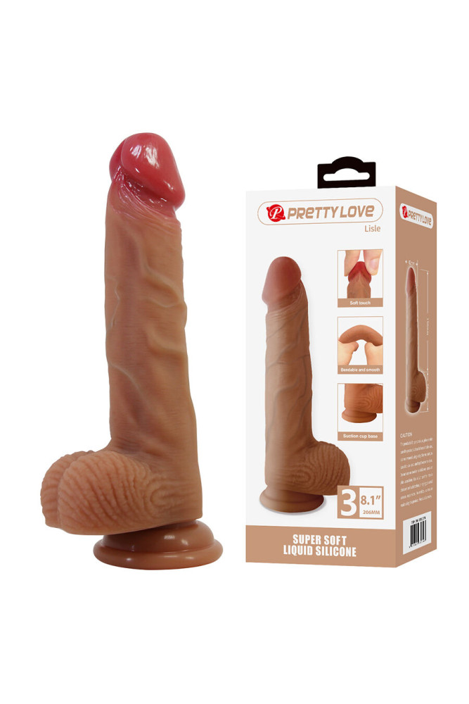 PRETTY LOVE - LISLE DILDO REALISTICO CON VENTOSA 20