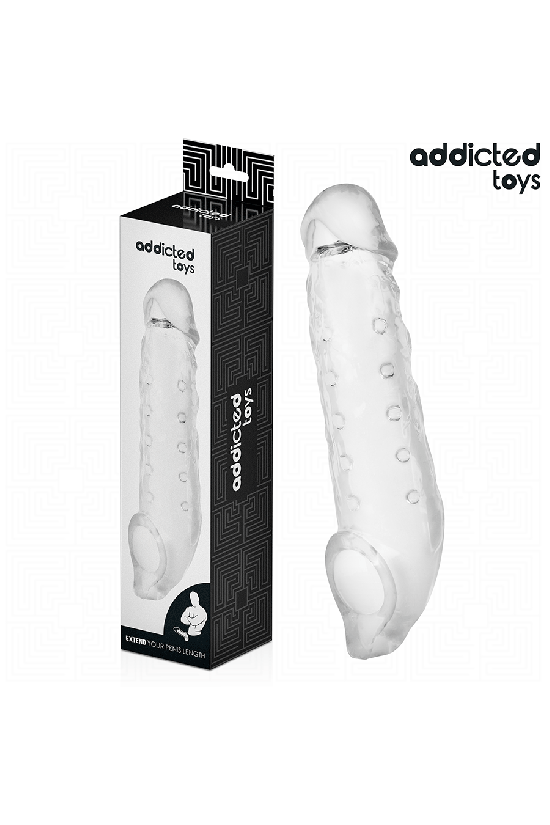 ADDICTED TOYS - ESTENSIONE PENE TRASPARENTE TAGLIA S 23 CM