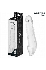 ADDICTED TOYS - GUAINA PER PENE TRASPARENTE TAGLIA M 27 CM