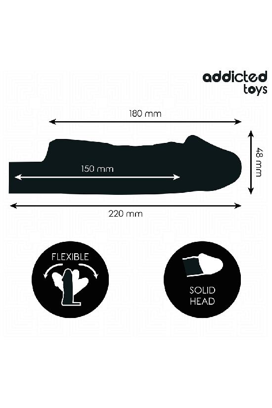 ADDICTED TOYS - ESTENSIONE PENE TRASPARENTE 27 CM