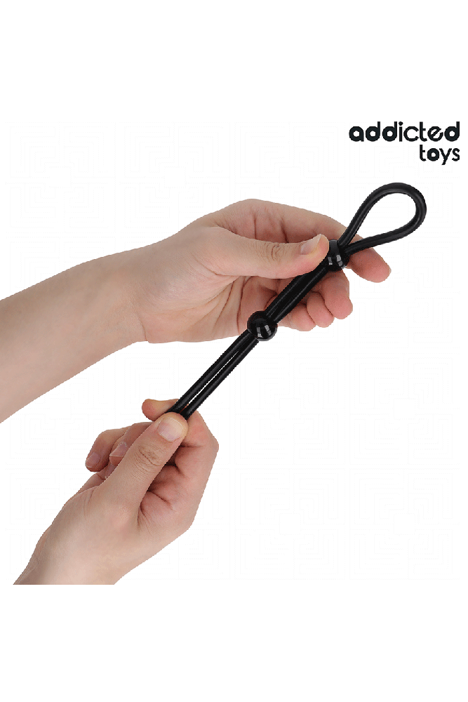 ADDICTED TOYS - CORDA IN SILICONE PER IL PENE A DOPPIO ANELLO